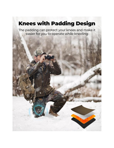 Pantalones Calentados KEMIMOTO para Hombres 12V 20000mAh