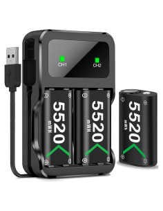 Paquete de Baterías Recargables DXKK 3x5520mAh para Xbox One/S/X
