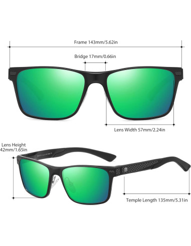 Gafas de sol DUCO 8207 polarizadas UV400 para hombres