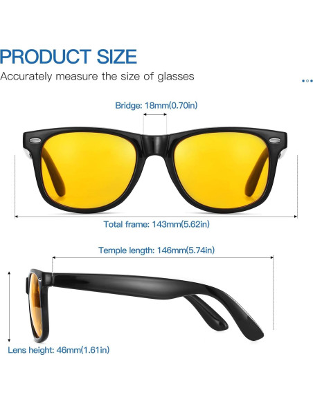 Gafas de Luz Azul Gysnail Unisex BL-2140 Naranja