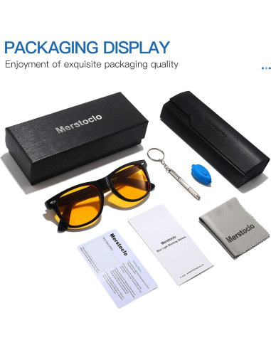 Gafas de Luz Azul Gysnail Unisex BL-2140 Naranja