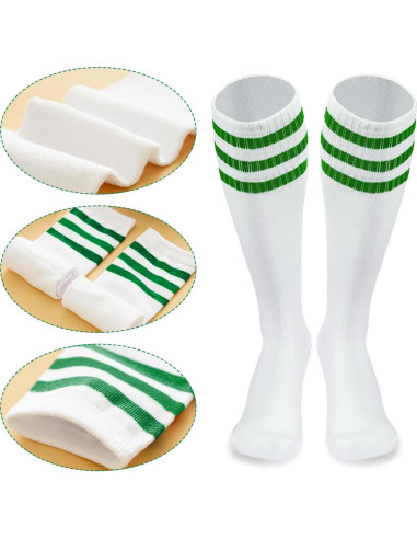 Conjunto de 10 Piezas Muñequera y Calcetines Rayas BHUCUTU