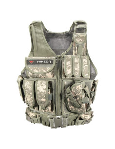 Chaleco Táctico vAv YAKEDA Ajustable Nylon Acu para Adultos