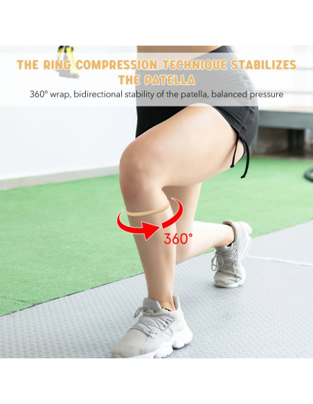 Soporte para Rodilla Beavorty Banda Patelar Silicona 7.2cm