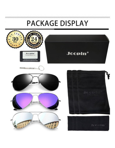 Gafas de sol polarizadas Joopin UV400 para hombres y mujeres