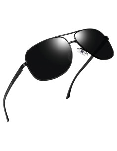 Gafas de sol polarizadas Joopin UV400 para hombres - Metal negro