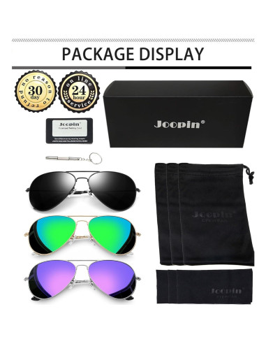 Gafas de Sol Polarizadas Joopin UV400 para Hombres y Mujeres