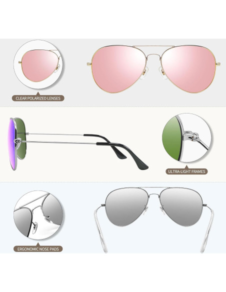 Gafas de sol polarizadas Joopin UV400 para hombres y mujeres