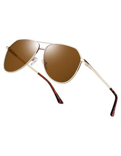 Gafas de Sol Joopin Aviador Polarizadas UV400 Doradas