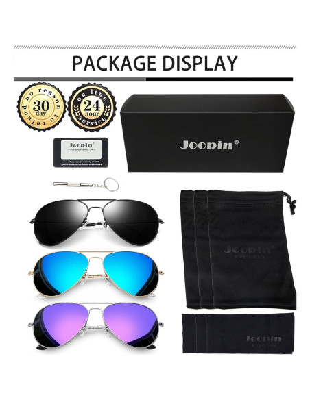 Gafas de sol polarizadas Joopin UV400 para hombres y mujeres
