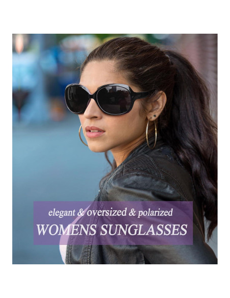 Gafas de sol grandes Joopin UV400 polarizadas para mujeres