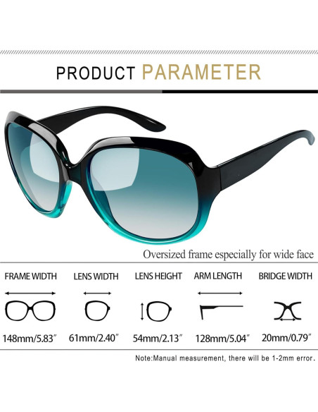 Gafas de sol Joopin grandes polarizadas UV400 para mujeres