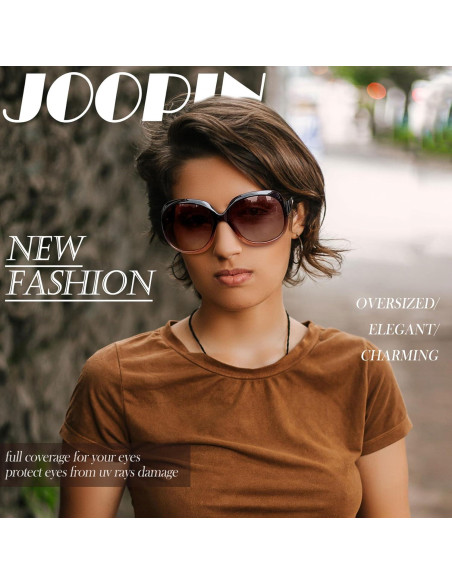 Gafas de sol grandes Joopin UV400 polarizadas para mujeres
