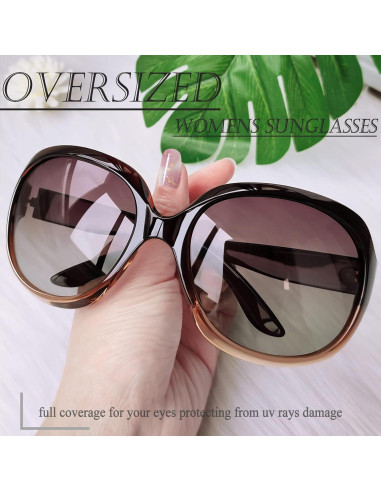 Gafas de sol grandes Joopin UV400 polarizadas para mujeres