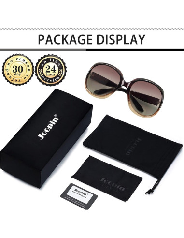 Gafas de sol grandes Joopin UV400 polarizadas para mujeres