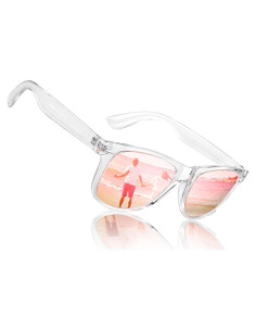 Gafas de sol polarizadas Sunier UV400 retro para hombres y mujeres