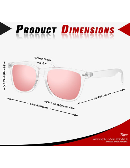 Gafas de sol polarizadas Sunier UV400 retro para hombres y mujeres