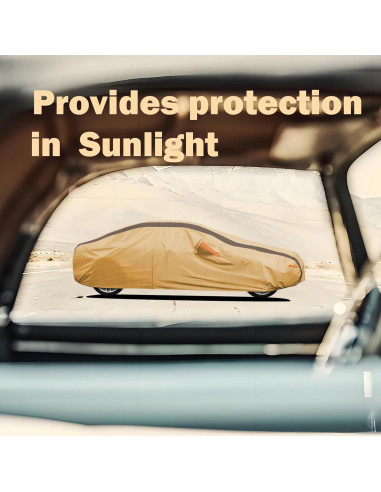 Funda de Coche Impermeable FSGRICH TK002 para Jeep Wrangler 2 Dr