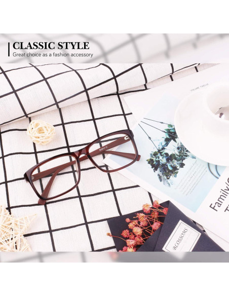 Gafas Transparentes GQUEEN Modelo FBAGQ12c Marrón