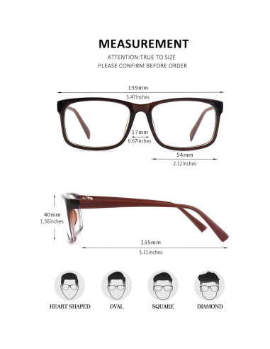 Gafas Transparentes GQUEEN Modelo FBAGQ12c Marrón