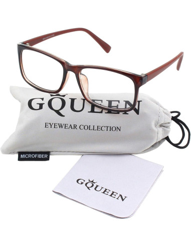 Gafas Transparentes GQUEEN Modelo FBAGQ12c Marrón