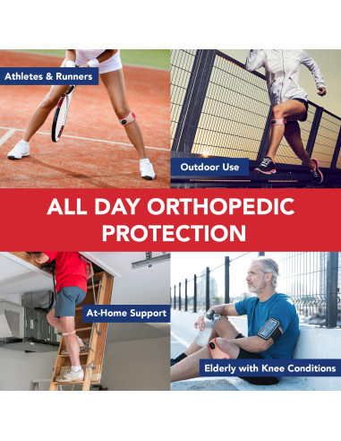 Correa de Tendón Patelar Dr. Arthritis - Alivio Dolor Rodilla Única Rosa