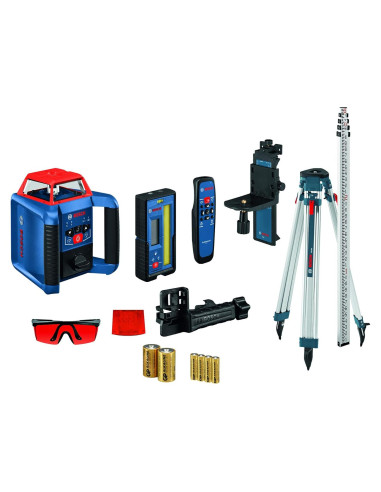Láser Rotativo Bosch GRL2000-40HVK Kit Completo 609,6 m
