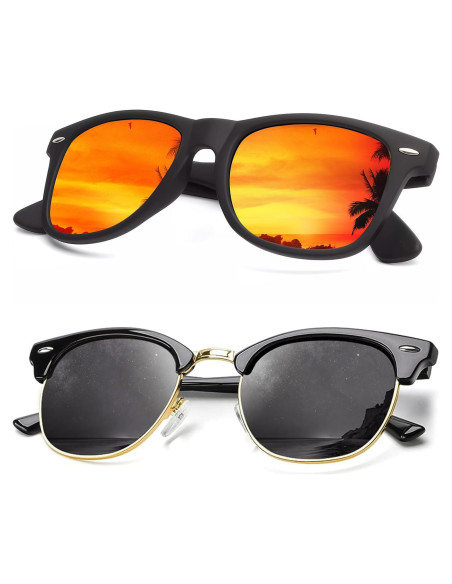 Gafas de sol KALIYADI polarizadas unisex marco ligero