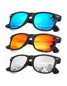 Gafas de sol KALIYADI polarizadas unisex marco retro