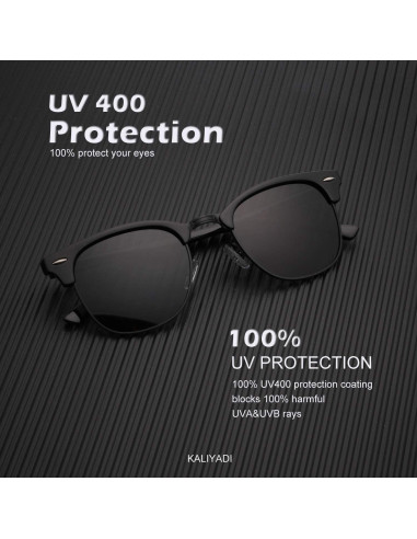Gafas de sol KALIYADI polarizadas unisex retro UV400