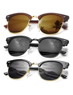 Gafas de sol KALIYADI polarizadas unisex marco ligero