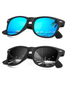 Gafas de sol KALIYADI polarizadas unisex marco retro