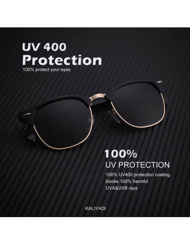 Gafas de sol KALIYADI polarizadas unisex HD 3 pack