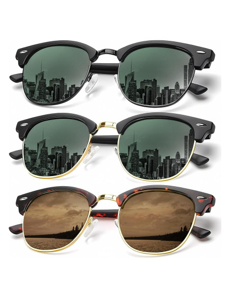 Gafas de sol KALIYADI polarizadas unisex retro UV400