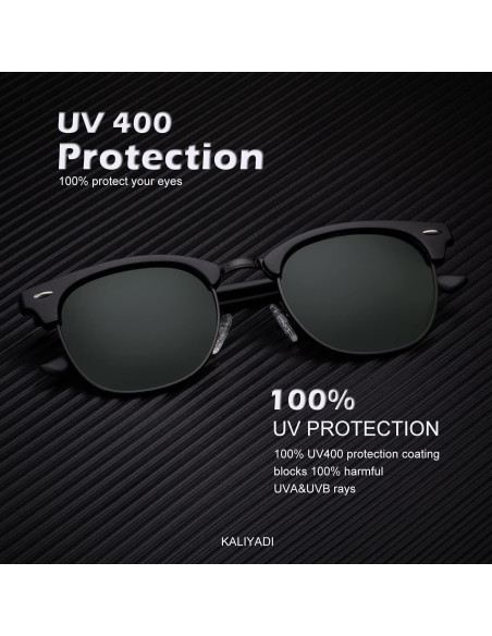 Gafas de sol KALIYADI polarizadas unisex retro UV400