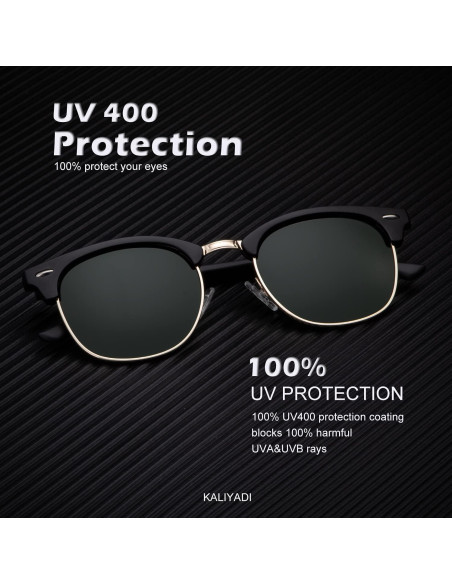 Gafas de sol KALIYADI polarizadas unisex retro UV400