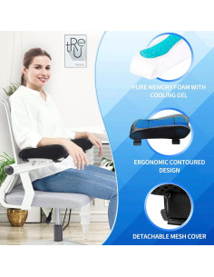 Almohadillas Ergonómicas para Reposabrazos BEAUTRIP - Juego de 2 2