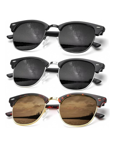 Gafas de sol KALIYADI polarizadas unisex retro UV400