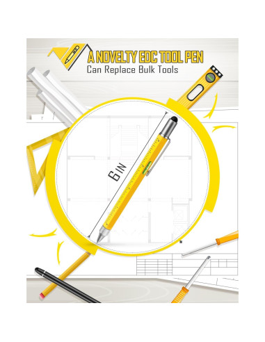 Bolígrafo Multiherramienta CRANACH 6 en 1 - Regalo Único