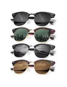 Gafas de sol KALIYADI polarizadas unisex marco retro