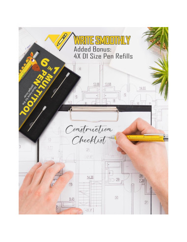 Bolígrafo Multiherramienta CRANACH 6 en 1 - Regalo Único