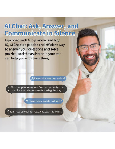 Gafas Traductoras AI GenXenon GS06 Luz Azul 110 Idiomas