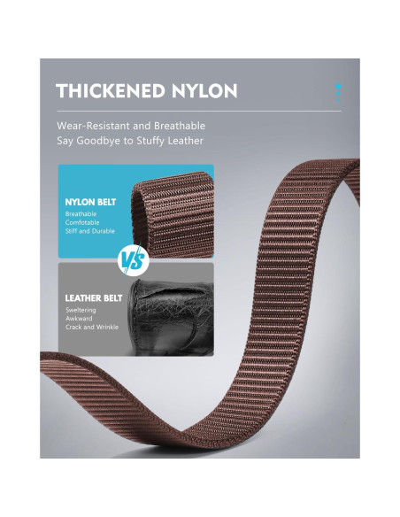 Cinturón de Nylon Fairwin Automático para Hombre 3,18 cm