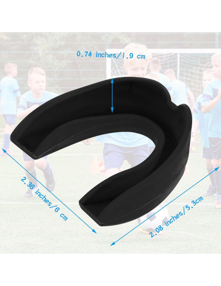 50 Protectores Bucales Deportivos Dimeho 6cm Silicona Boxeo Fútbol