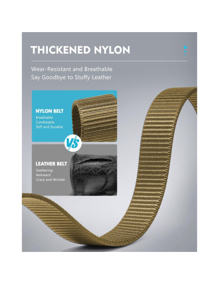 Cinturón de Nylon Fairwin Automático para Hombre 3,18 cm