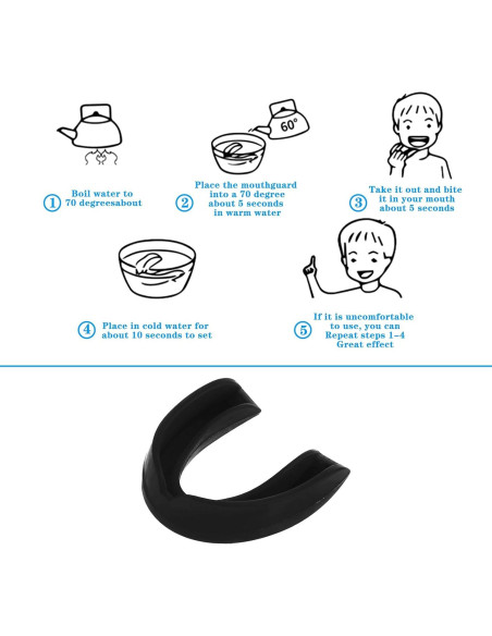 50 Protectores Bucales Deportivos Dimeho 6cm Silicona Boxeo Fútbol