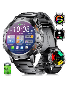 Reloj Inteligente Militar SUNKTA FV10-K 1.45'' AMOLED 100 Modos