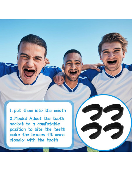 50 Protectores Bucales Deportivos Dimeho 6cm Silicona Boxeo Fútbol