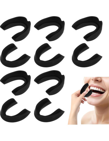 50 Protectores Bucales Deportivos Dimeho 6cm Silicona Boxeo Fútbol