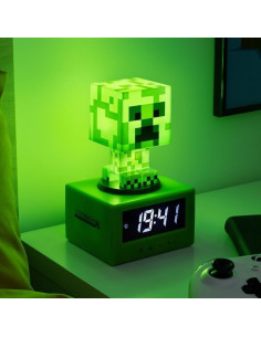 Reloj Despertador Creeper Paladone 10 cm Digital para Niños 2